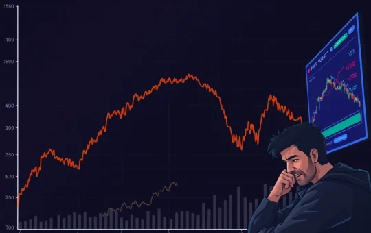 TNSR cryptocurrency price experiencing a sharp decline amid market volatility