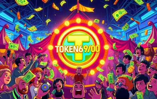 TOKEN6900 meme coin presale frenzy with excited investors