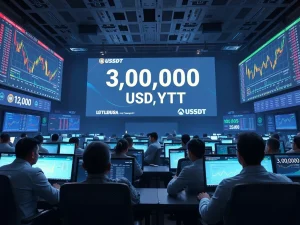A visual representation of the Toobit Futures Tournament, highlighting the 3 Million USDT prize pool and global crypto traders.