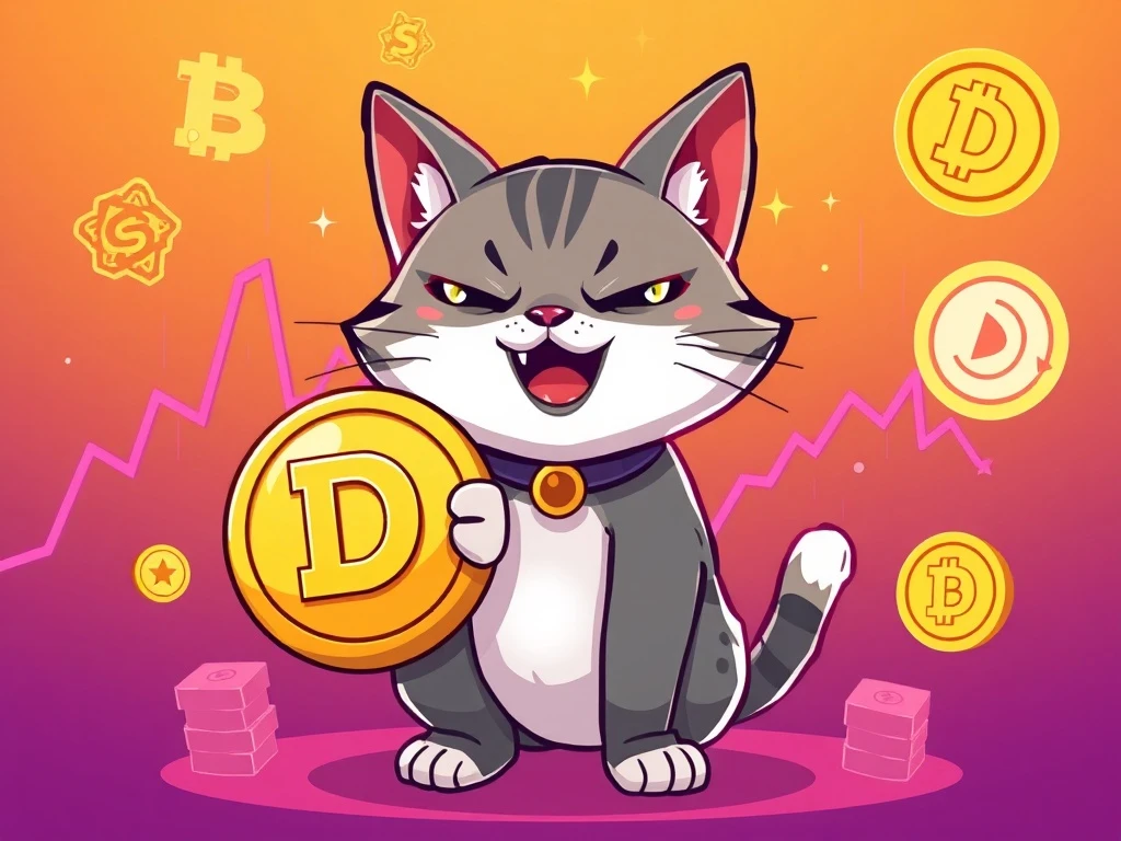 Troller Cat meme coin surging with deflationary model and high staking APY
