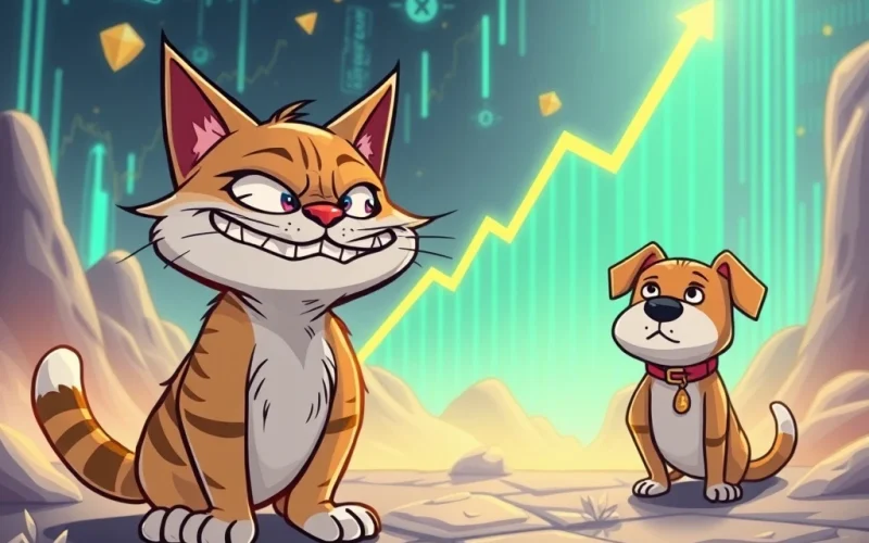 Troller Cat presale projected to deliver high ROI, signaling a shift in meme coin momentum from Dogwifhat.
