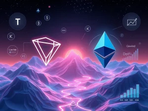 TRON's 2025 dominance in blockchain with low-fee USDT transactions and DeFi growth