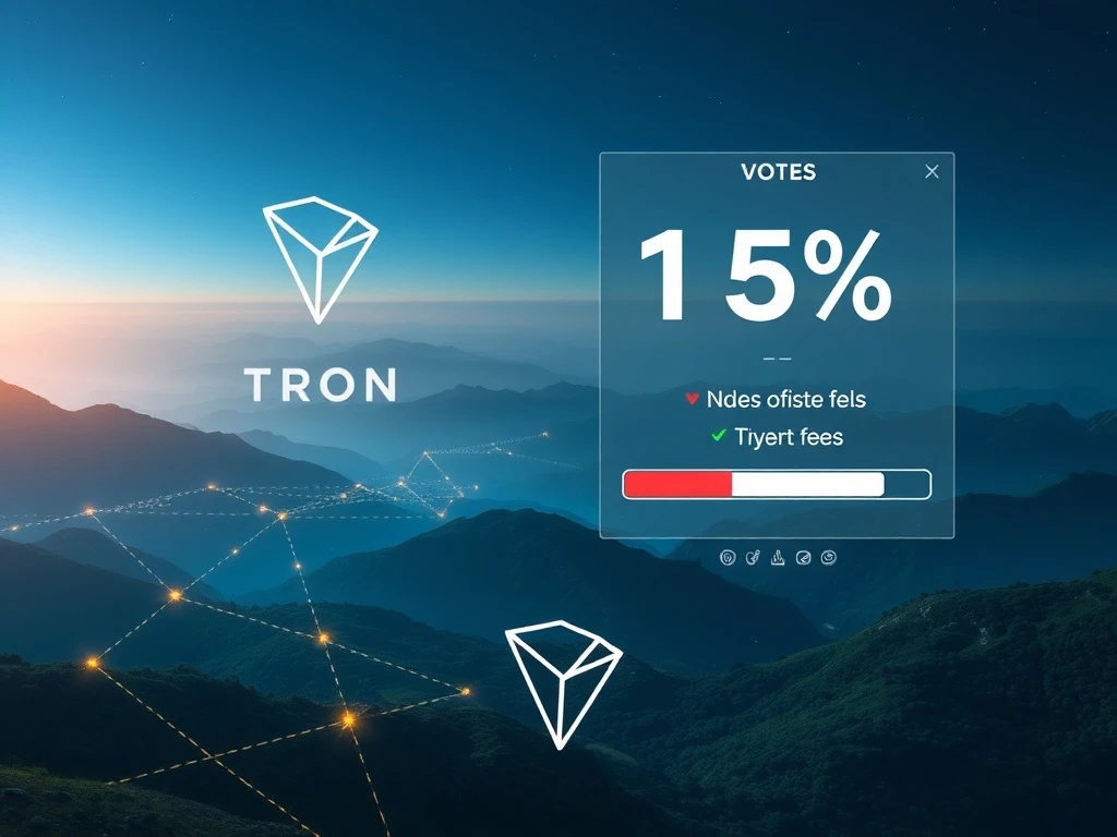 Tron's Crucial Fee Cut Proposal Gains Massive Momentum