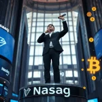 Tron’s Ambitious Nasdaq Debut: Justin Sun Rings Bell Amidst Blockchain Integration Drive and TVL Challenges
