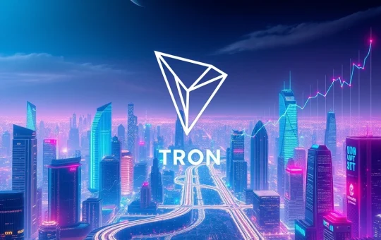Visualizing TRON's remarkable Q2 financial surge, showcasing its expanding market cap and robust stablecoin dominance within the blockchain ecosystem.