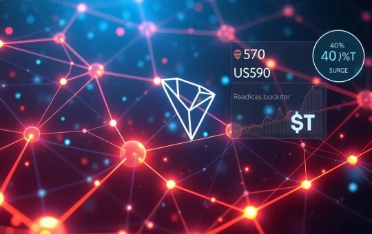 Visualizing TRON's impressive stablecoin surge and network growth, showing USDT dominance.