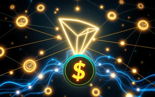 TRON's strategic launch of $TRUMP Memecoin, showcasing its integration with cross-chain technology for global crypto liquidity.