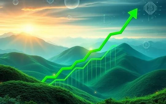 Dynamic chart showing a massive TRU price surge, symbolizing rapid short-term crypto gains and market excitement.