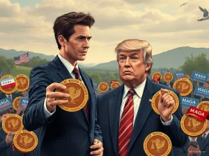 Unveiling the Controversial Trump Corruption Coin: Newsom's Daring Jab at MAGA Memecoins