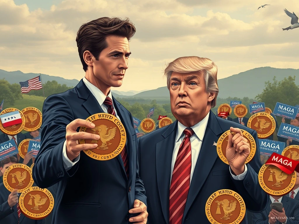 Unveiling the Controversial Trump Corruption Coin: Newsom's Daring Jab at MAGA Memecoins