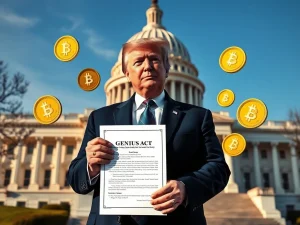 Trump Crypto: Urgent Push for GENIUS Act Reveals Crucial Stablecoin Showdown