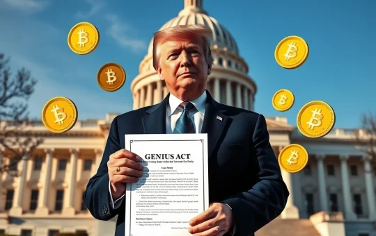 Trump Crypto: Urgent Push for GENIUS Act Reveals Crucial Stablecoin Showdown