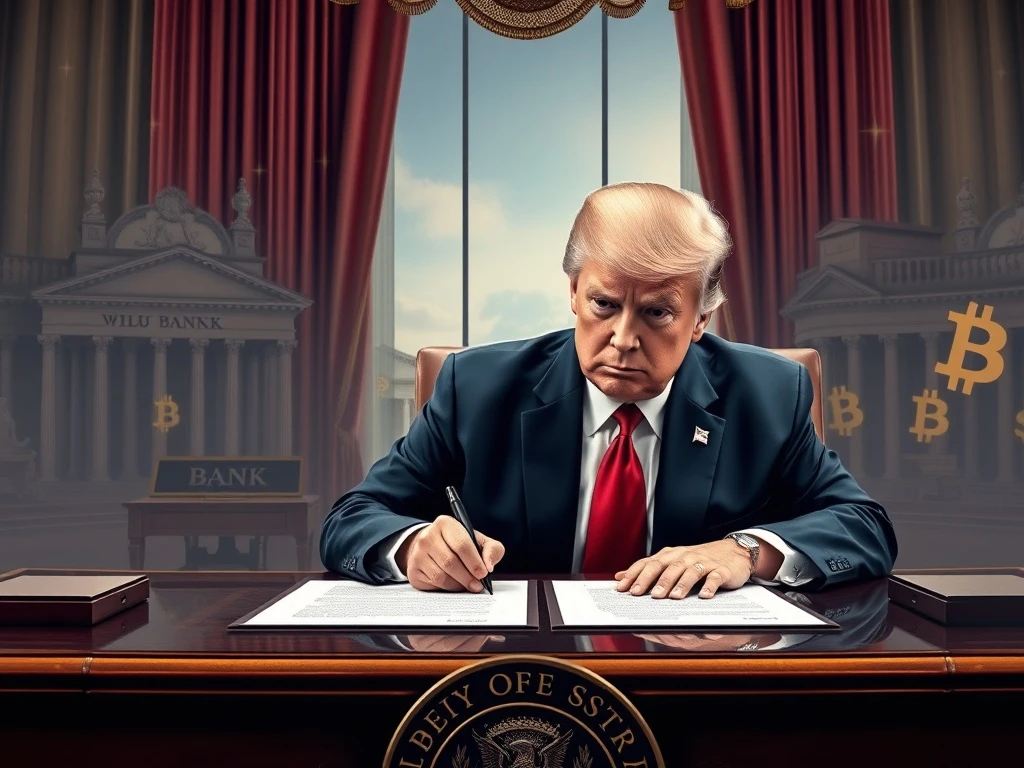 Trump Unleashes Historic Executive Order Against Debanking Financial Institutions