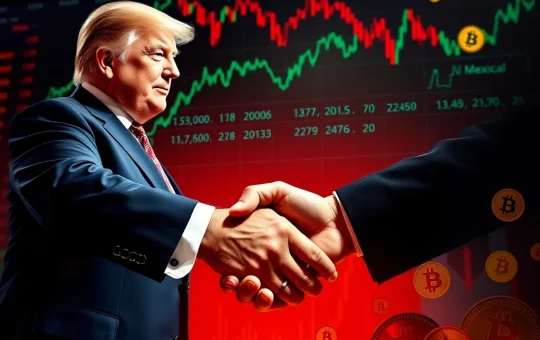 Trump delays tariffs on Mexico affecting global trade and crypto markets
