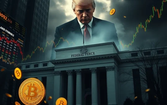 Trump's pressure on the Fed causes Bitcoin and gold markets to plunge.