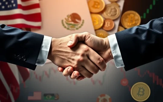Trump Mexico trade talks impact on global markets and cryptocurrency
