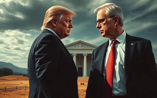 Trump pressures Powell regarding crucial interest rate cuts, impacting global markets and cryptocurrency volatility.