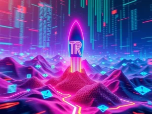 TRX coin surging amid TRON ecosystem expansion with blockchain technology backdrop