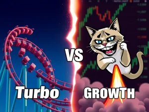 Turbo and Troller Cat meme coins showing extreme volatility in cryptocurrency market