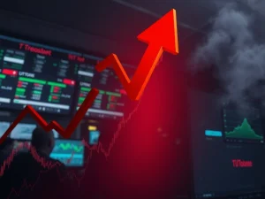 TUT token price crashing amid extreme crypto volatility shown on trading charts