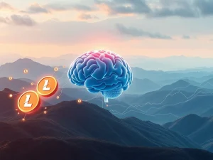 AI-powered Unilabs mining fund managing Litecoin and Kaspa, symbolizing growth in crypto investments.