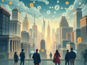 A visual representation of the evolving US crypto market, showing growth in crypto adoption US and institutional trust.