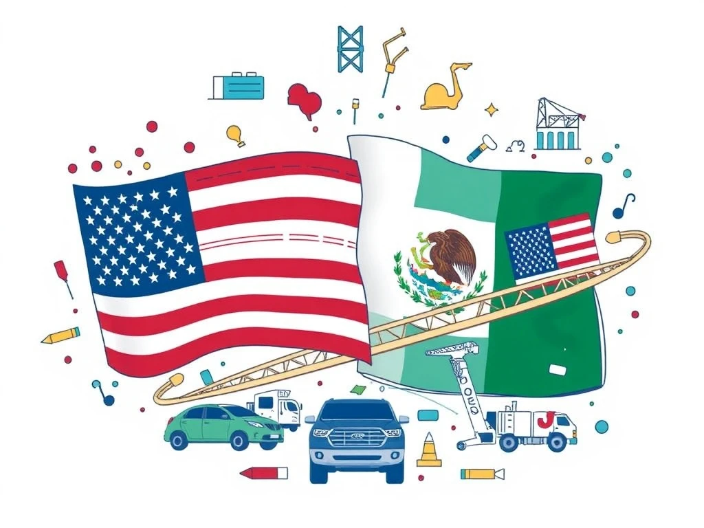 U.S.-Mexico trade agreement stabilizing automotive and metal industries