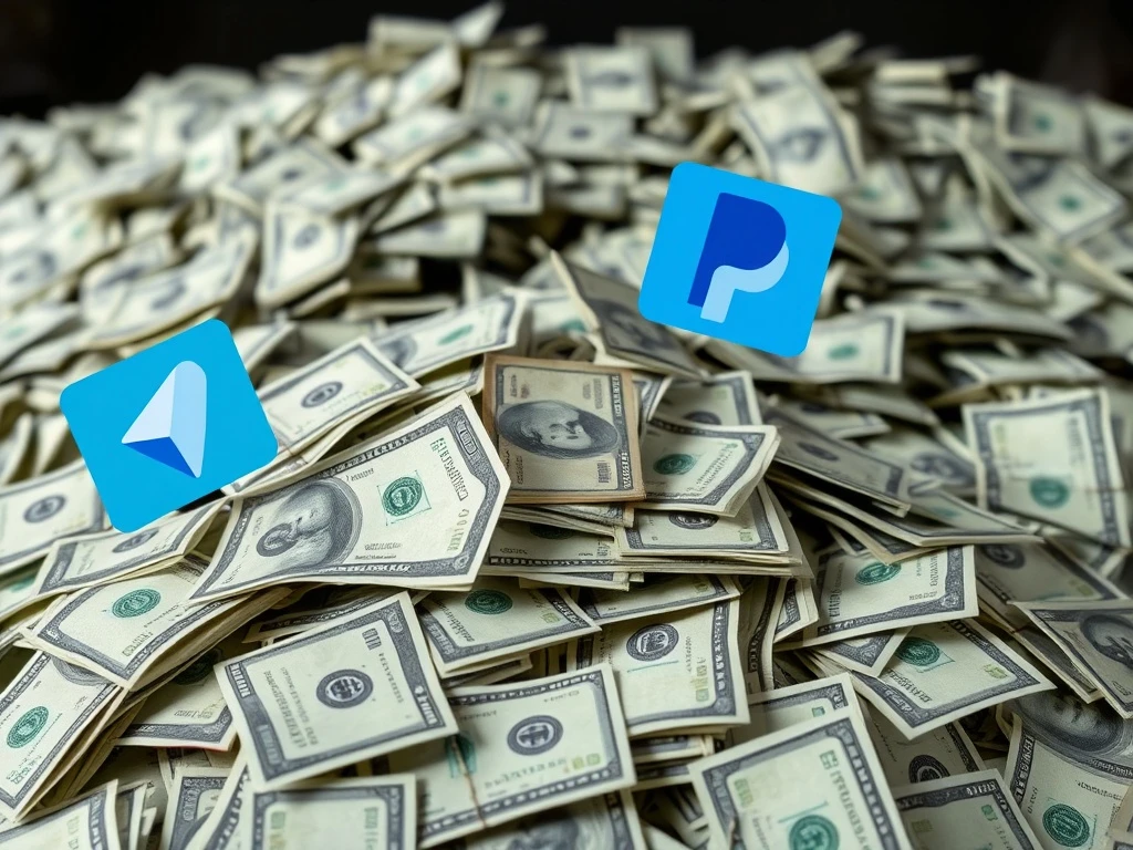 Digital payment apps Venmo and PayPal accepting donations for the US National Debt, highlighting the surprising exclusion of cryptocurrency.