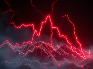 VIRTUAL cryptocurrency price crash showing extreme volatility in market analysis