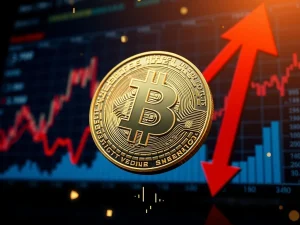 A visual depicting the VIRTUAL token's significant price drop, illustrating the crypto market downturn driven by derivatives and DeFi outflows.