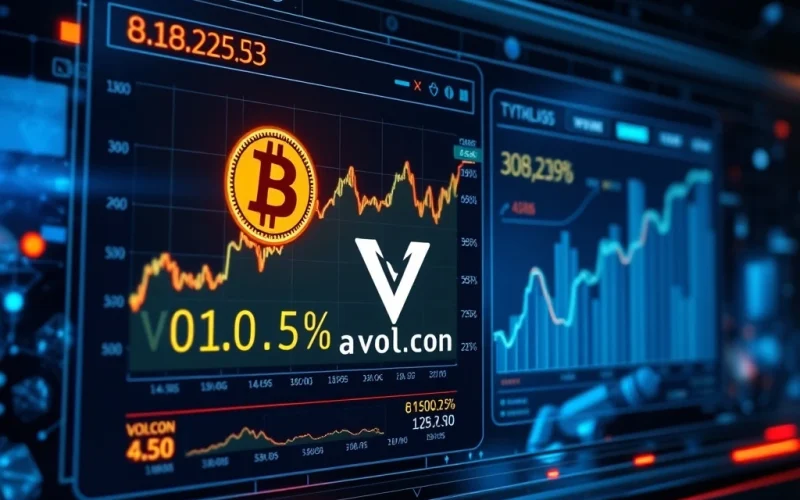 A visual representation of Volcon's strategic Bitcoin Holdings expansion leading to a Volcon Stock Surge.