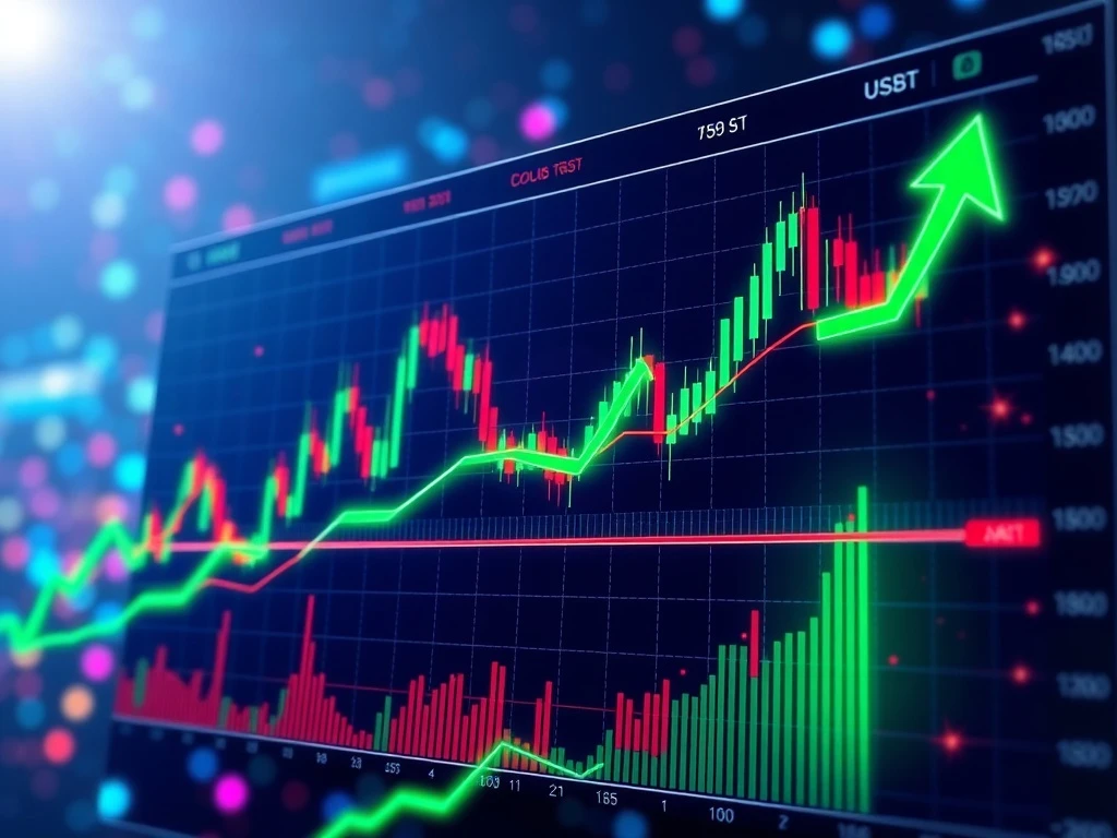 A screen showing Wrapped Beacon ETH (WBETHUSDT) price charts and technical indicators, illustrating market analysis and recent bullish trends.