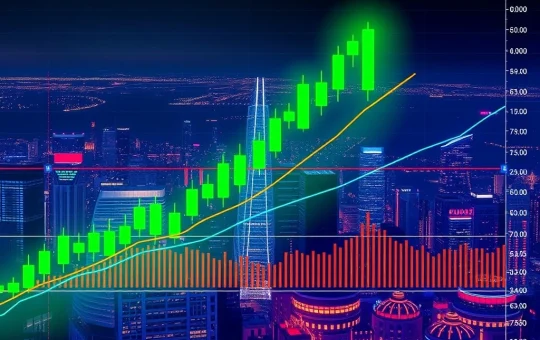 A dynamic chart illustrating the recent surge in WBTCUSDT, with key technical indicators highlighting market trends and potential turning points for Wrapped Bitcoin.