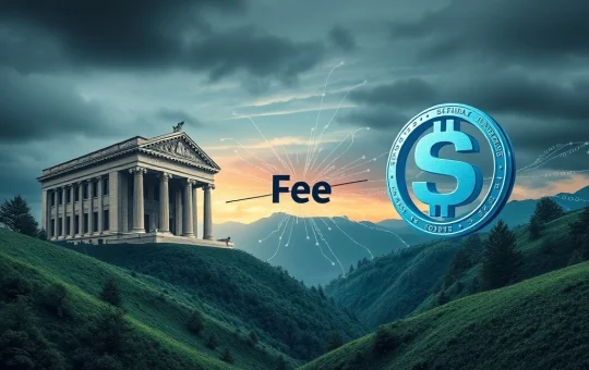 Tyler Winklevoss challenging JPMorgan over data access fees, symbolizing the struggle for crypto innovation.