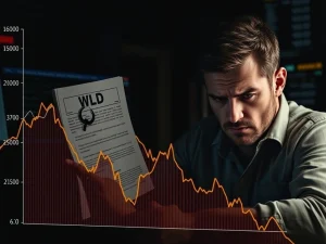 WLD token price crash amid regulatory scrutiny and market volatility