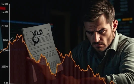 WLD token price crash amid regulatory scrutiny and market volatility