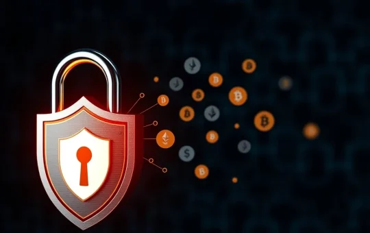 WOO X logo over a digital lock, symbolizing a contained crypto outflow and enhanced exchange security.