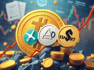XRP and altcoins surging past Bitcoin in a vibrant crypto market scene