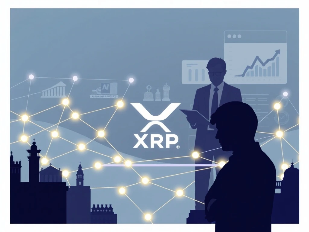 A chart illustrating major financial institutions like American Express and Bank of America leveraging XRP for cross-border transactions, challenging Fred Krueger's assertions.