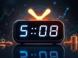 A countdown timer indicating urgency for XRP investors, highlighting a crucial period for XRP price movements.