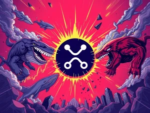 XRP price chart showing key support levels amid whale activity and institutional demand