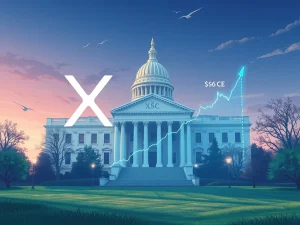 XRP ETF decision by SEC with charts showing potential price targets and market excitement.