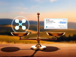 A visual representation of the XRP lawsuit's complexity, highlighting Ripple's political donations influencing legal outcomes and investor trust.