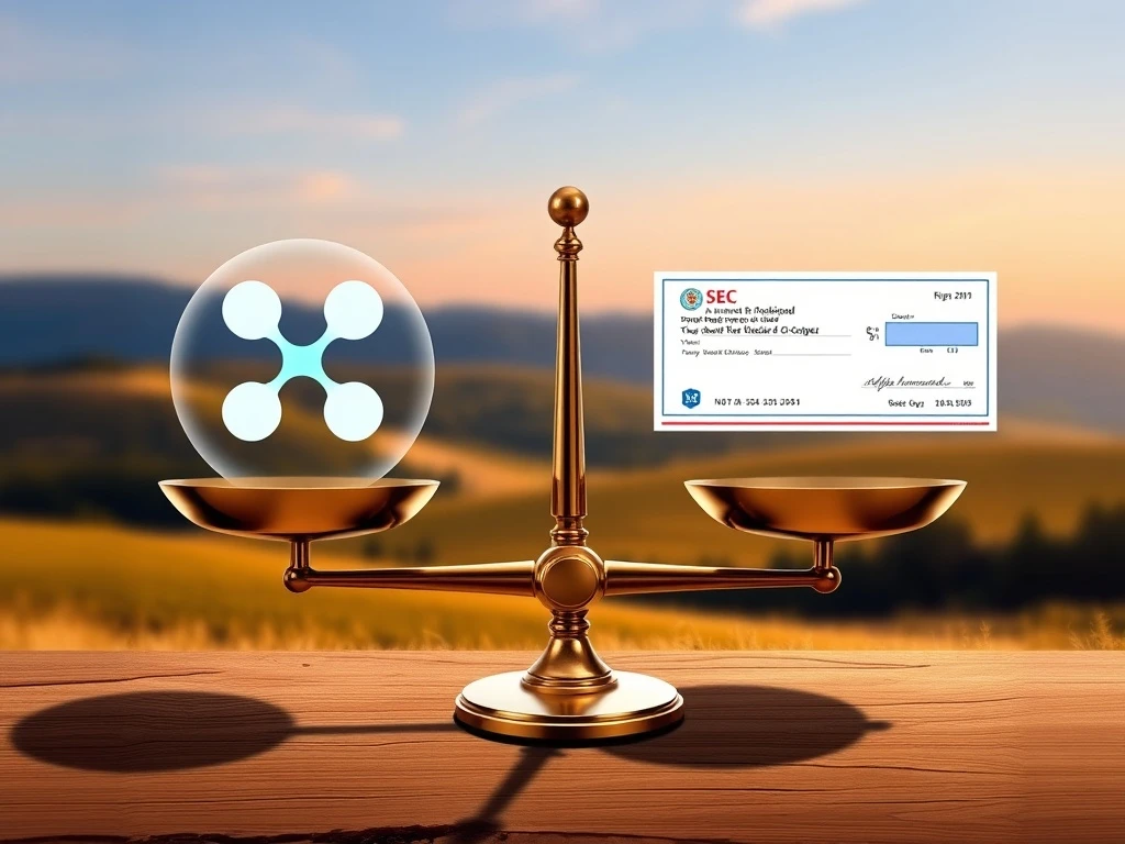 A visual representation of the XRP lawsuit's complexity, highlighting Ripple's political donations influencing legal outcomes and investor trust.