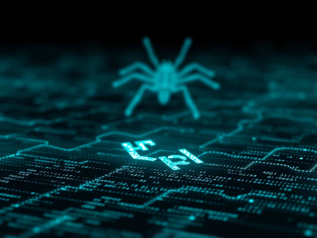 An abstract representation of the XRP Ledger, highlighting a historical gap, with text indicating XRP News and blockchain integrity.
