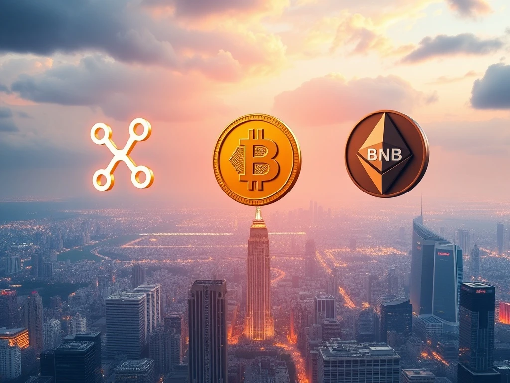 2025 crypto market trends with XRP, BNB, and DeFi growth highlighted