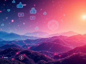 DeSoc's innovative social-DeFi model attracting XRP News investors, symbolizing a shift in crypto market priorities.
