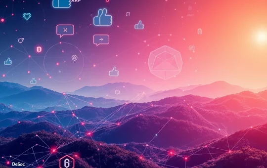 DeSoc's innovative social-DeFi model attracting XRP News investors, symbolizing a shift in crypto market priorities.