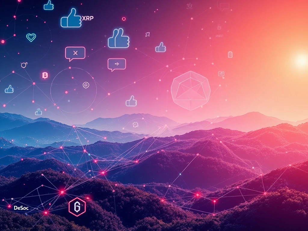 DeSoc's innovative social-DeFi model attracting XRP News investors, symbolizing a shift in crypto market priorities.