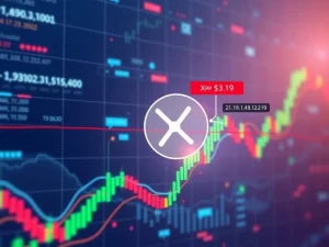 XRP price chart showing bullish MACD signal and 21 EMA support near $3.19